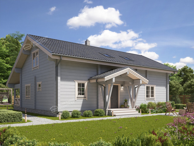 Дом из клееного бруса VZ-393